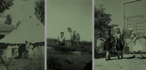 בית שיח נשים קולאז/ אווירה מתמונות ישנות של חלוצות ברחבי העיר פתח תקווה